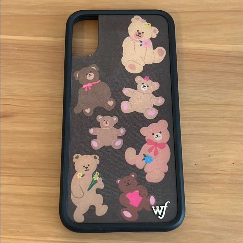 Wildflower Bear Case iPhone X